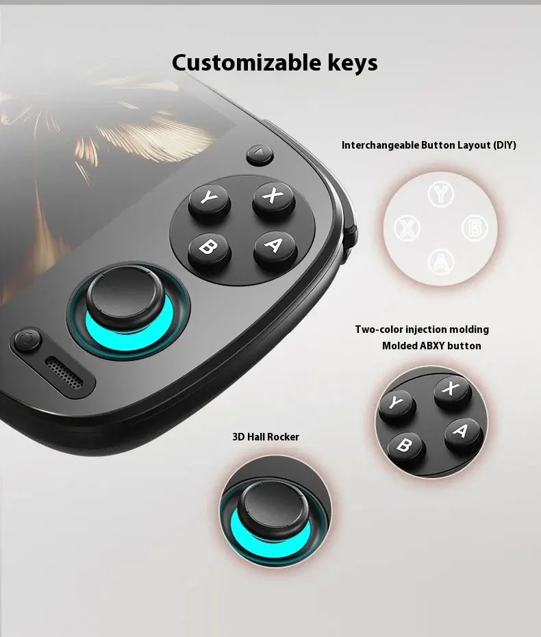 Retroid Pocket 5 SD865 5.5-inch Oled HD screen Bluetooth 5.1 Android 5000mAh battery Retro handheld handheld game console - Image 2