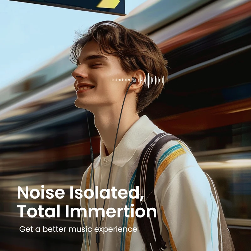 UGREEN Semi-open 3.5mm USB Type C Wired Earbuds with Microphone, Wired Earphones Headphones HiFi Stereo,For Most with 3.5mm Jack - AliExpress 44 - Image 6