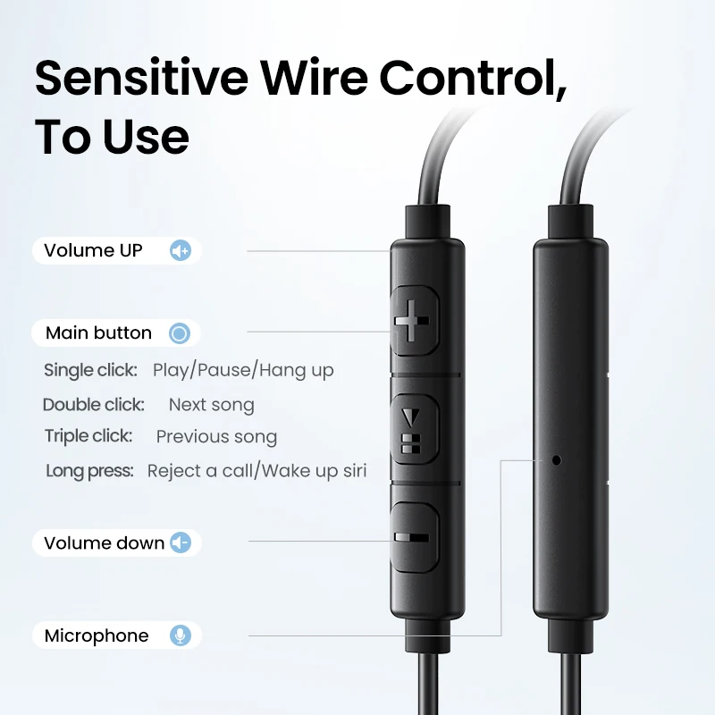 UGREEN Semi-open 3.5mm USB Type C Wired Earbuds with Microphone, Wired Earphones Headphones HiFi Stereo,For Most with 3.5mm Jack - AliExpress 44 - Image 5